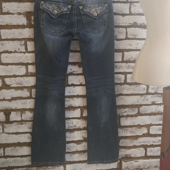 Miss Me Bling Signature Boot 27 Embroidered Accent - Picture 11 of 13